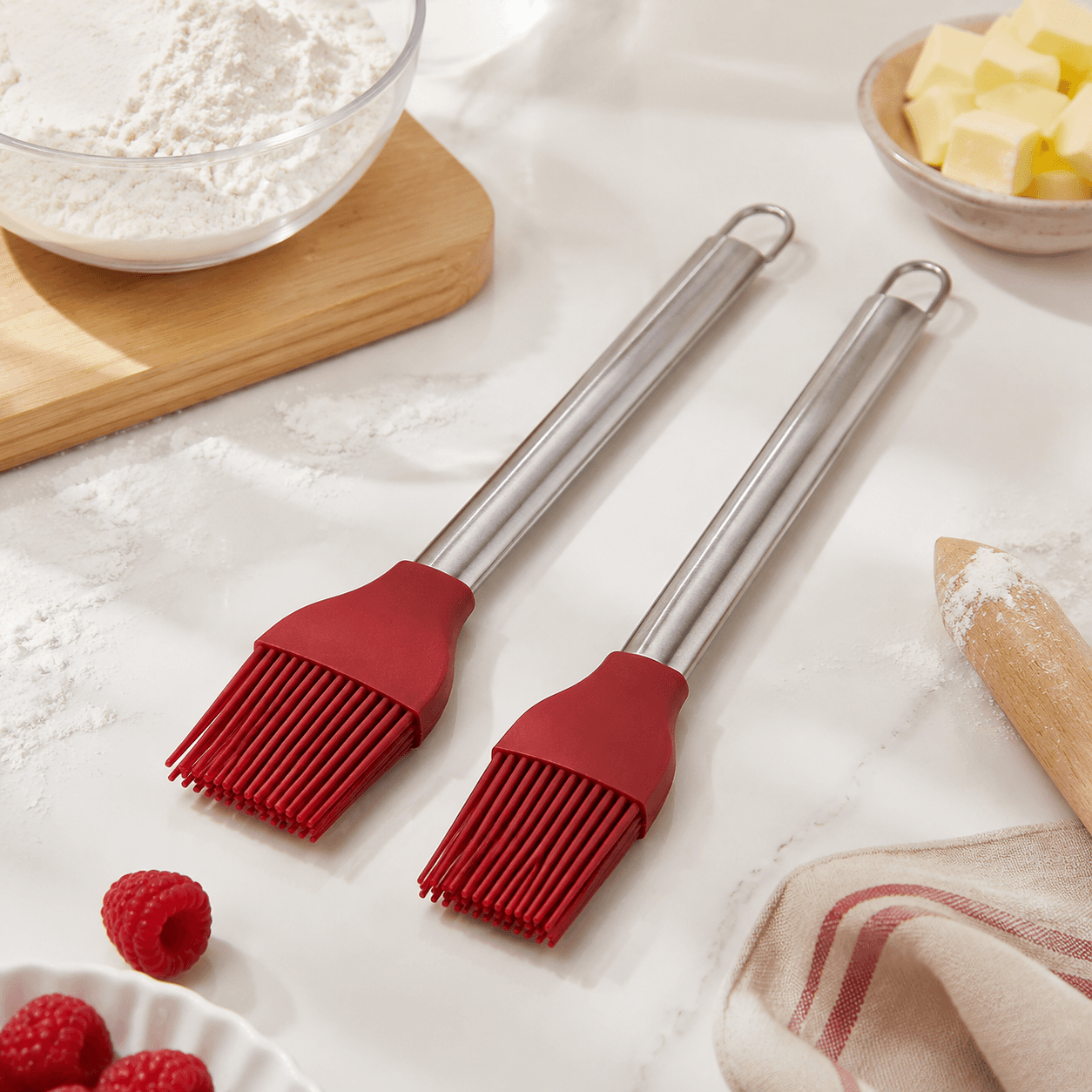 Pastry Brush Pair detail